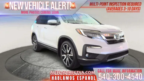 White 2022 Honda Pilot Elite for sale in Fredericksburg, VA