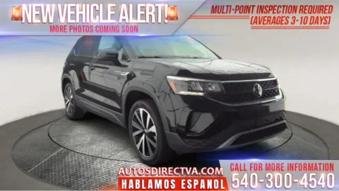 Black 2022 Volkswagen Taos 1.5T SE for sale in Fredericksburg, VA