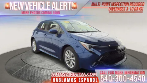 Blue 2023 Toyota Corolla Hatchback SE for sale in Fredericksburg, VA