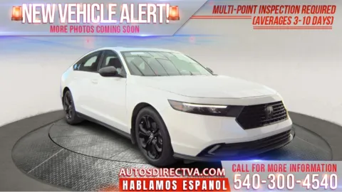 White 2025 Honda Accord SE for sale in Fredericksburg, VA