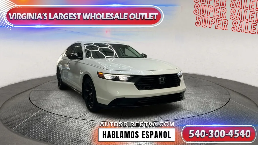 White 2025 Honda Accord SE for sale in Fredericksburg, VA