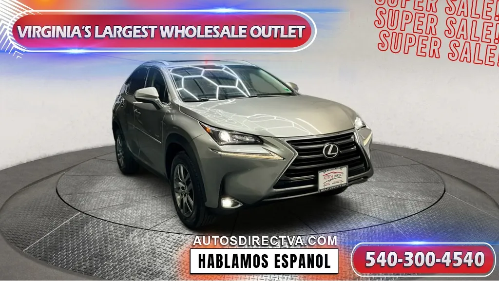 Silver 2016 Lexus NX 200t for sale in Fredericksburg, VA