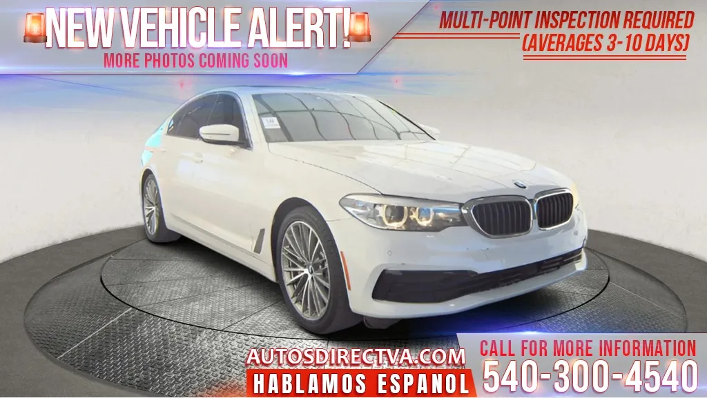 White 2019 BMW 5 Series 530e iPerformance for sale in Fredericksburg, VA