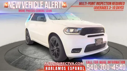 White 2020 Dodge Durango GT for sale in Fredericksburg, VA