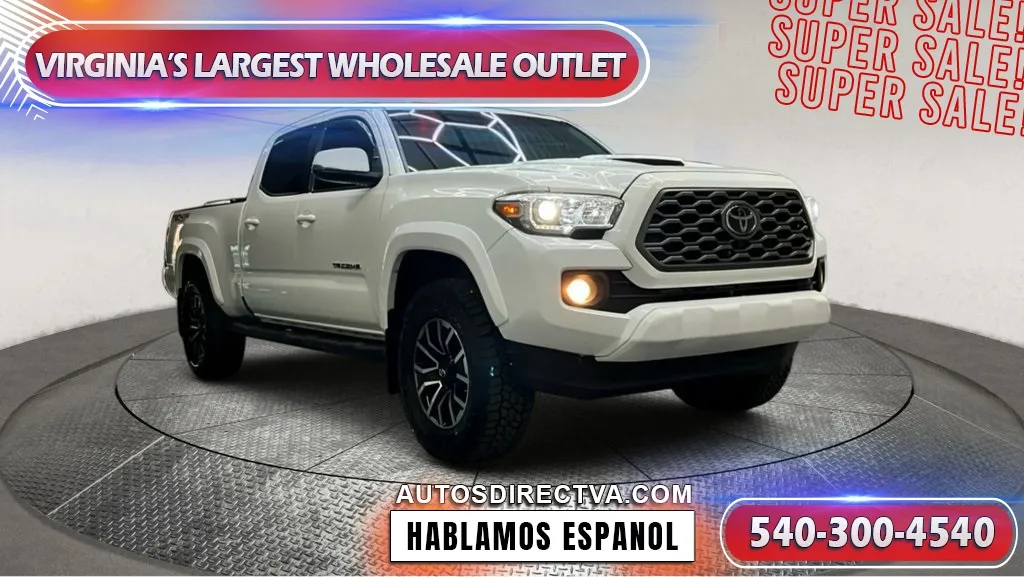 White 2021 Toyota Tacoma TRD Sport for sale in Fredericksburg, VA