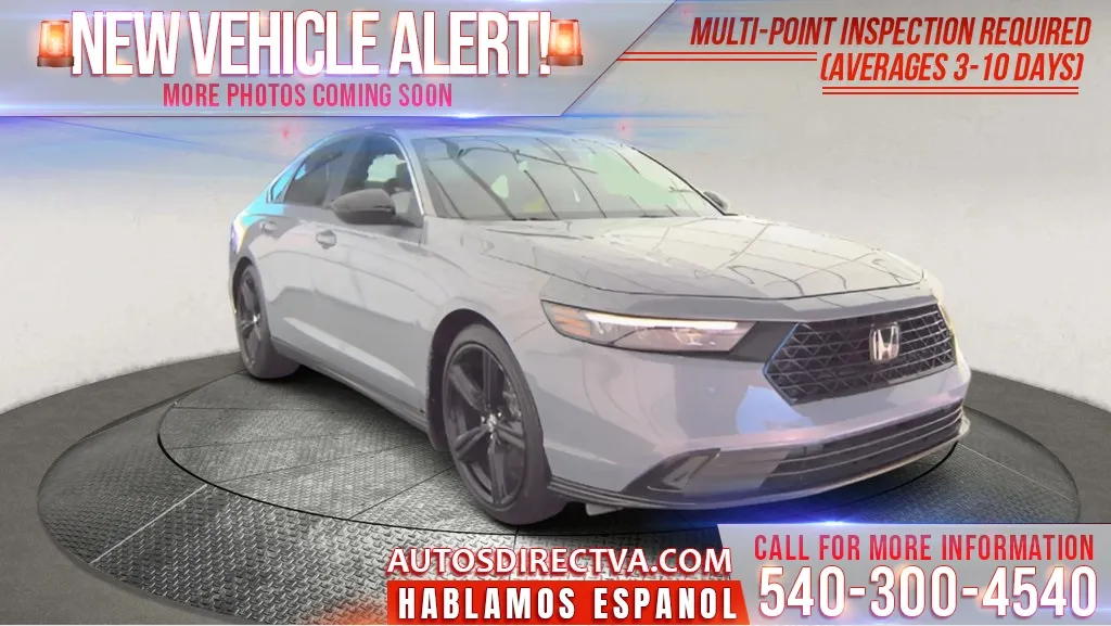 Gray 2023 Honda Accord Hybrid Sport-L for sale in Fredericksburg, VA