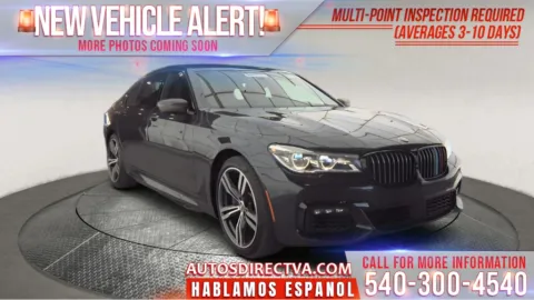 Gray 2017 BMW 7 Series 750i for sale in Fredericksburg, VA