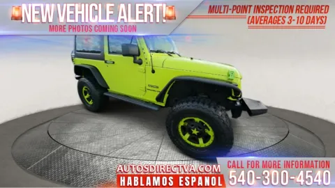 Green 2016 Jeep Wrangler Sport for sale in Fredericksburg, VA