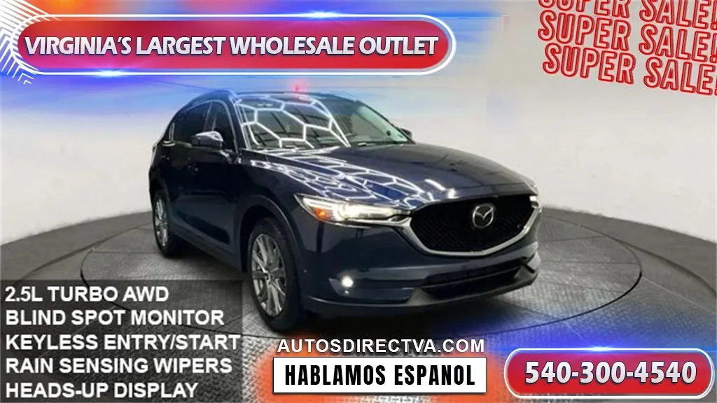 Blue 2019 Mazda CX-5 Grand Touring Reserve for sale in Fredericksburg, VA