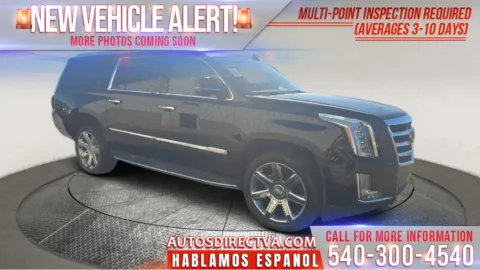 Black 2019 Cadillac Escalade ESV Luxury for sale in Fredericksburg, VA