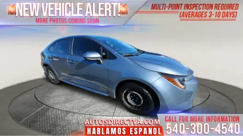 Gray 2020 Toyota Corolla LE for sale in Fredericksburg, VA