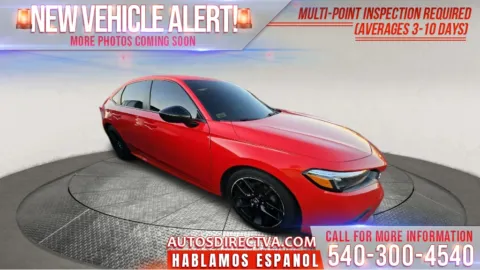 Red 2022 Honda Civic Sport for sale in Fredericksburg, VA