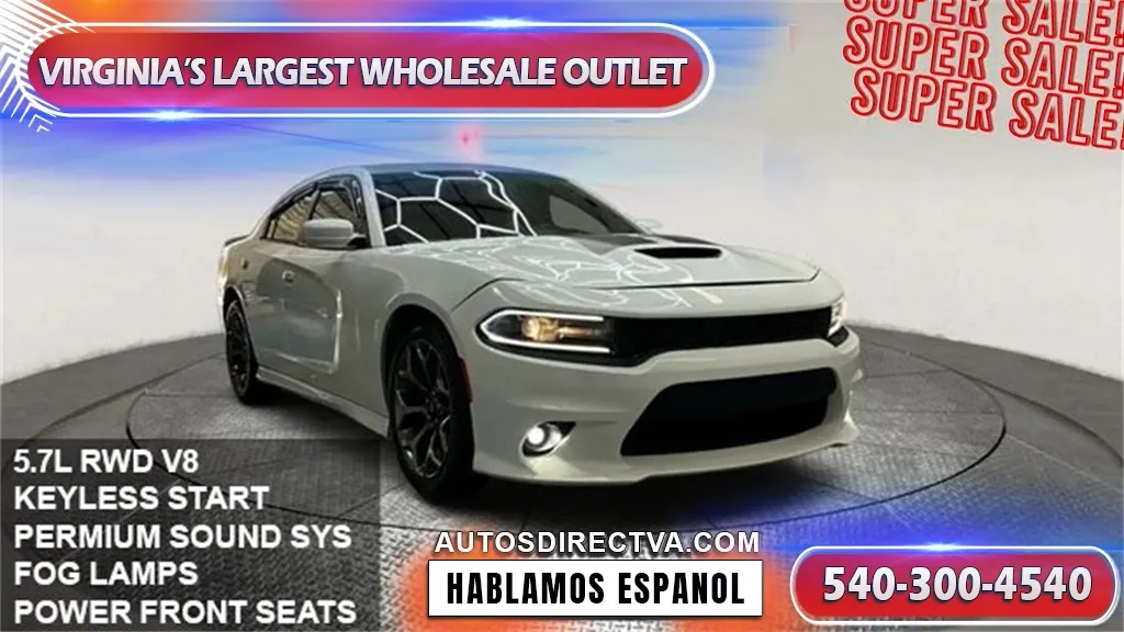 White 2021 Dodge Charger R/T for sale in Fredericksburg, VA