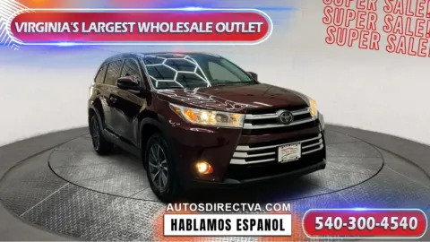 Red 2019 Toyota Highlander SE for sale in Fredericksburg, VA