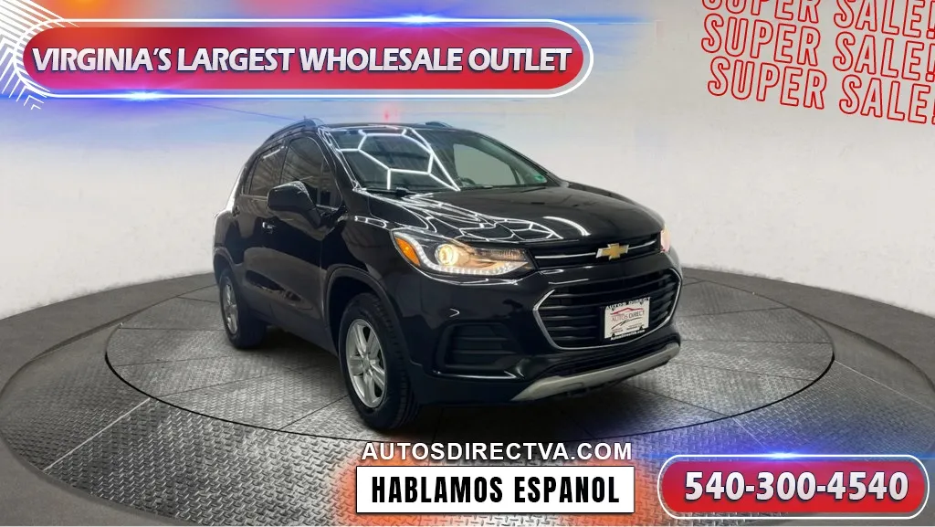 Black 2019 Chevrolet Trax LT for sale in Fredericksburg, VA
