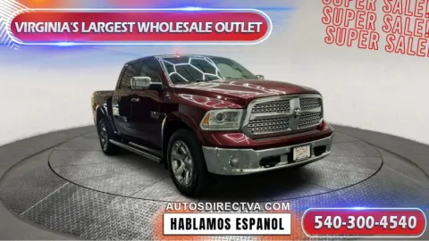 Red 2018 Ram 1500 Laramie for sale in Fredericksburg, VA