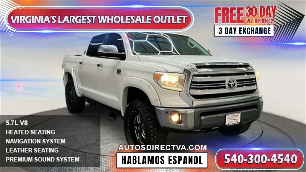 2016 Toyota Tundra 1794 for sale in Fredericksburg, VA