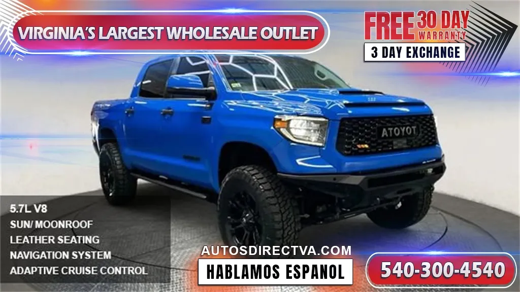 Blue 2019 Toyota Tundra TRD Pro for sale in Fredericksburg, VA