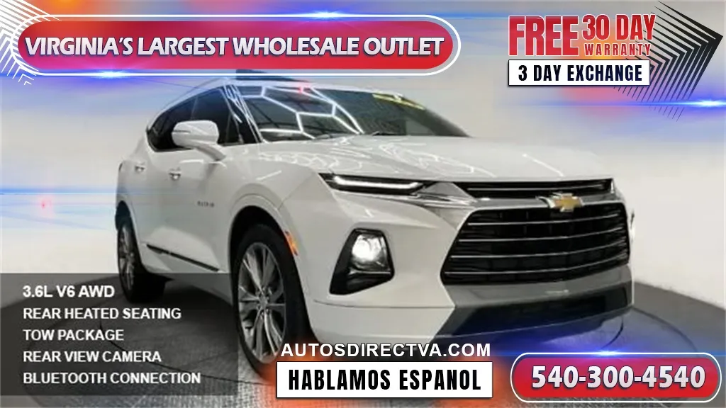 2019 Chevrolet Blazer Premier for sale in Fredericksburg, VA