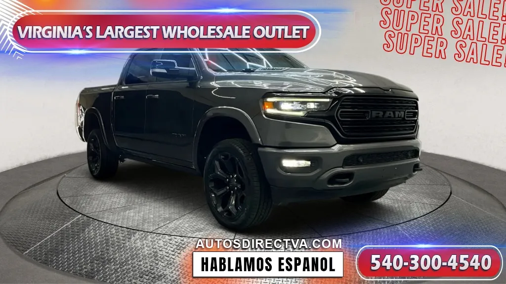 Gray 2021 Ram 1500 Limited for sale in Manassas, VA