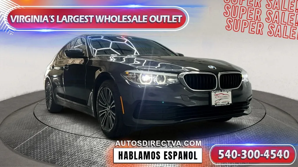 Gray 2019 BMW 5 Series 530i xDrive for sale in Fredericksburg, VA