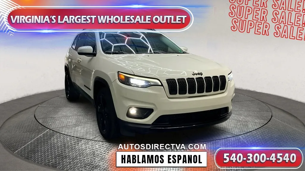 White 2019 Jeep Cherokee Altitude for sale in Manassas, VA