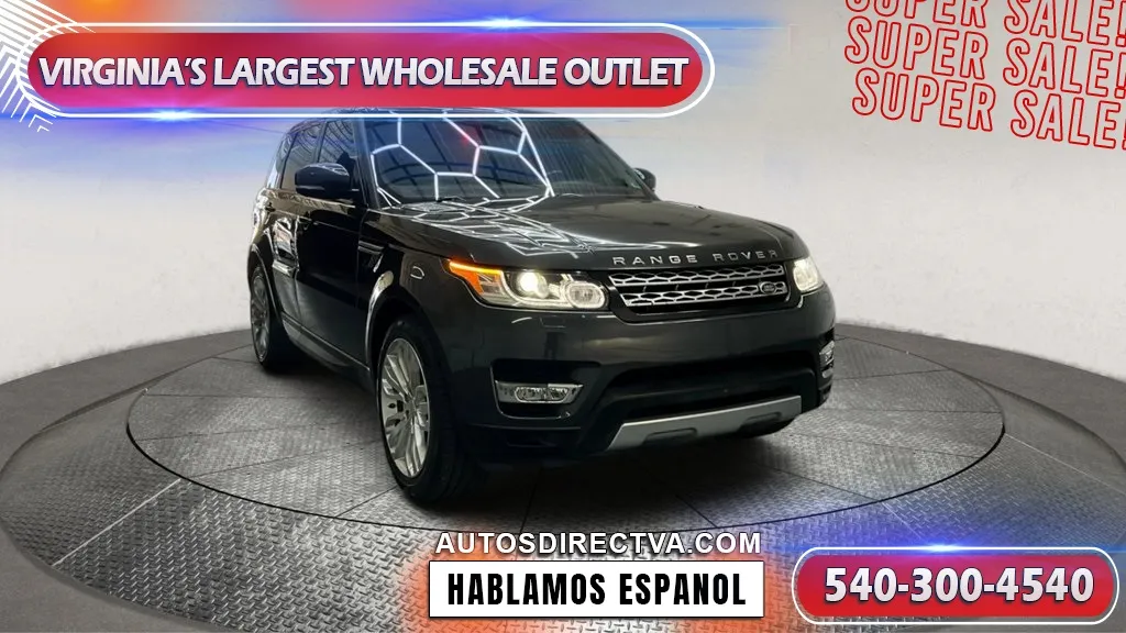 Gray 2016 Land Rover Range Rover Sport HSE Td6 for sale in Fredericksburg, VA