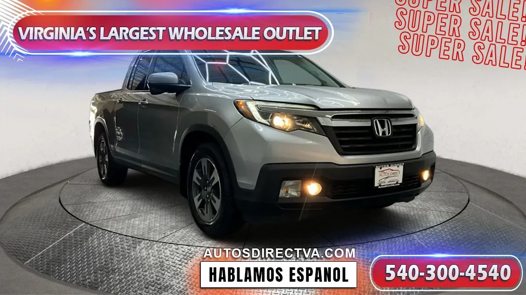 Silver 2019 Honda Ridgeline RTL-T for sale in Fredericksburg, VA
