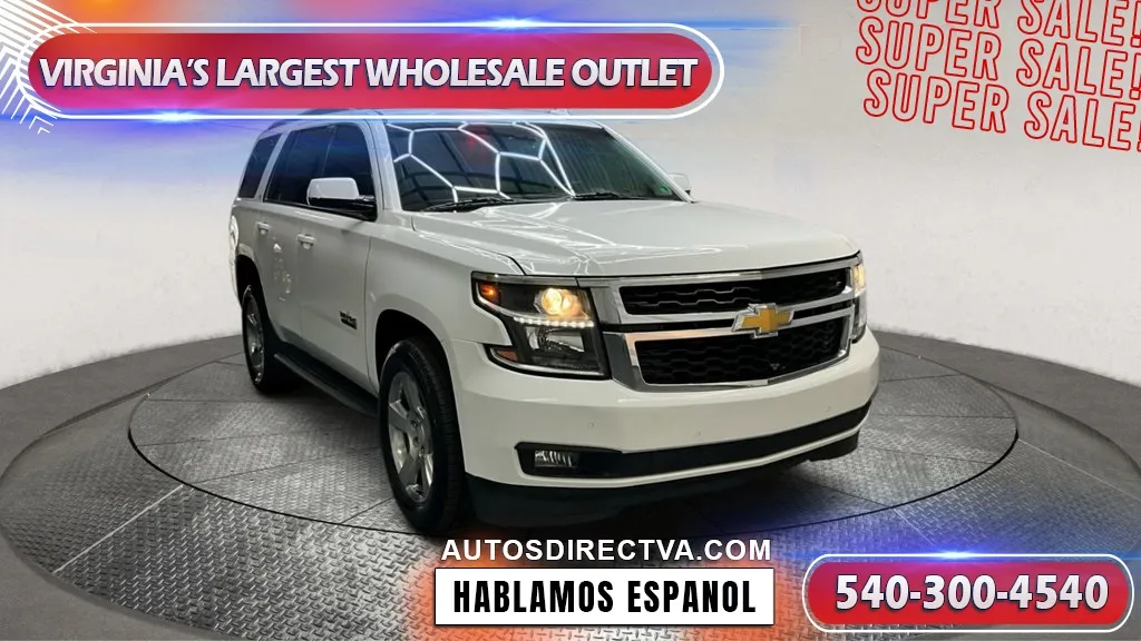 White 2019 Chevrolet Tahoe LT for sale in Fredericksburg, VA