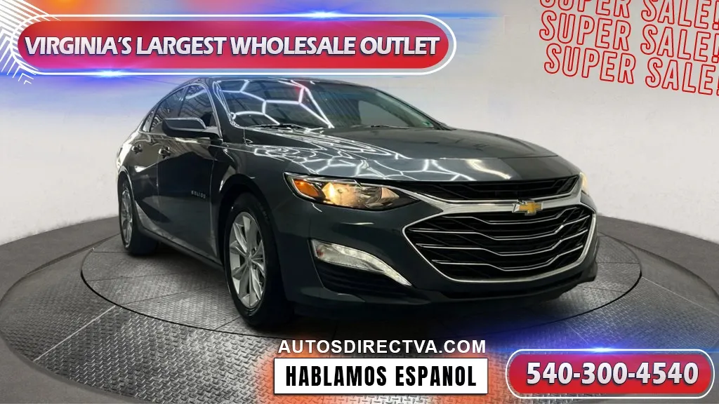 Gray 2019 Chevrolet Malibu Hybrid for sale in Fredericksburg, VA