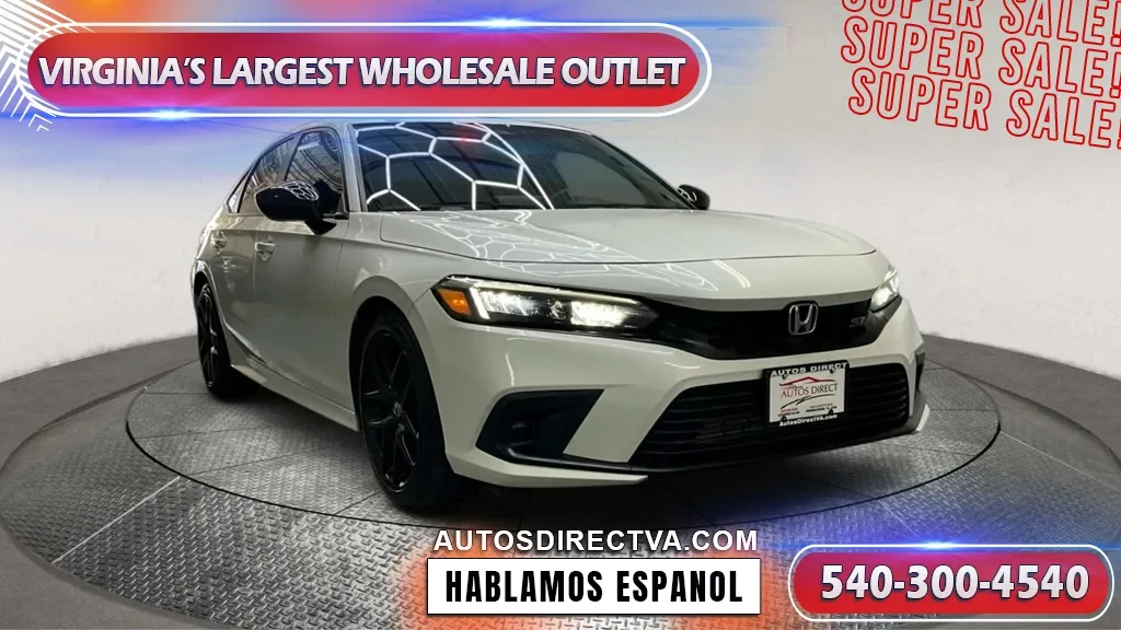 White 2022 Honda Civic Si for sale in Manassas, VA