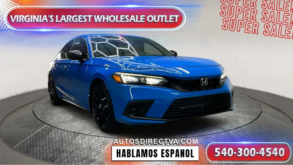 Blue 2024 Honda Civic Sport for sale in Fredericksburg, VA
