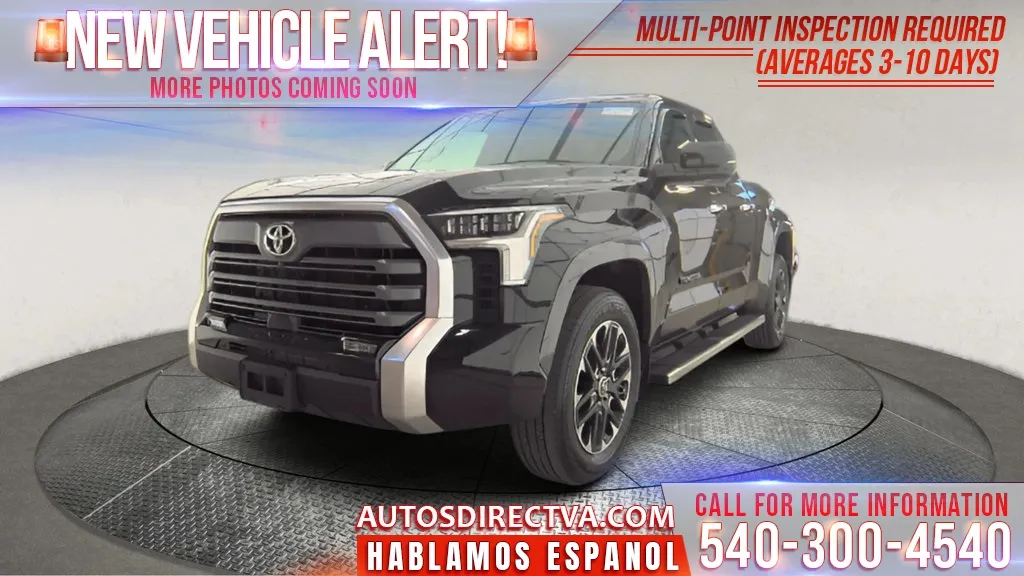 Black 2022 Toyota Tundra Limited for sale in Fredericksburg, VA