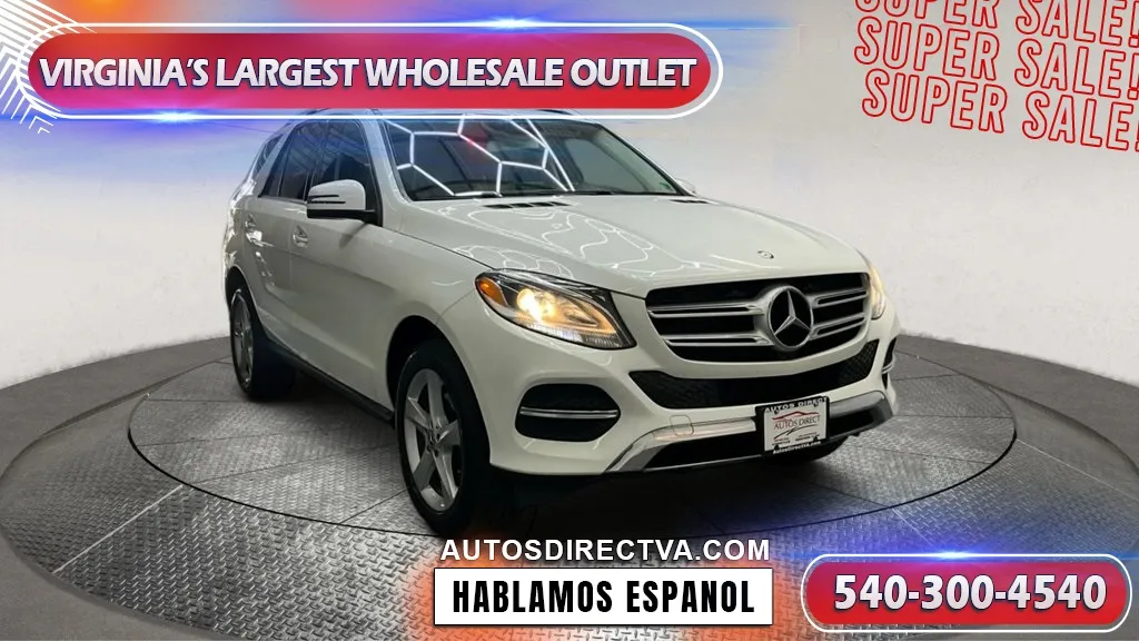 White 2017 Mercedes-Benz GLE 350 for sale in Fredericksburg, VA