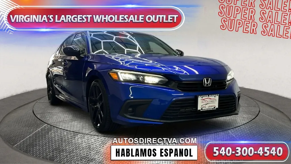 Blue 2024 Honda Civic Sport for sale in Fredericksburg, VA