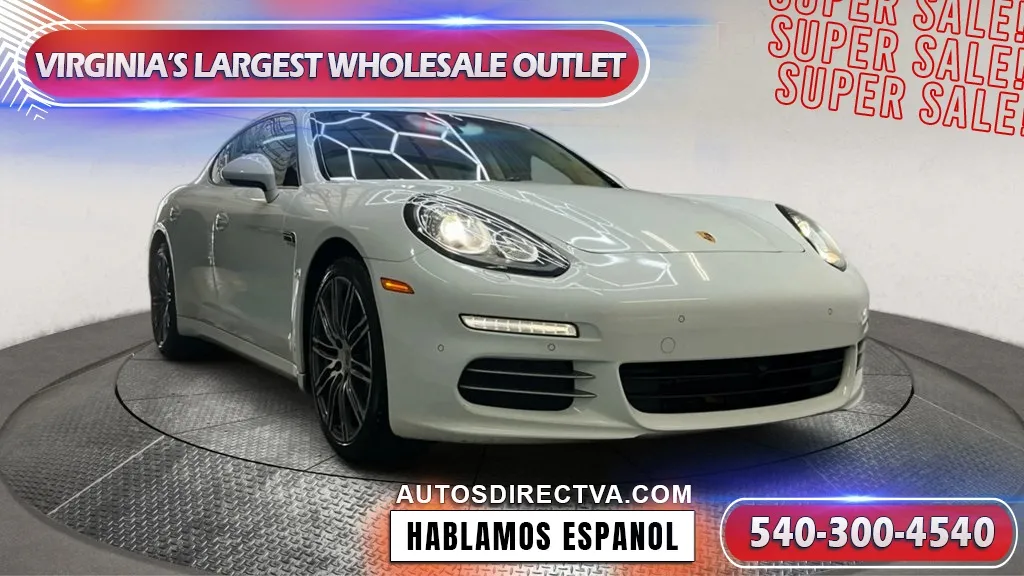 White 2015 Porsche Panamera 4 for sale in Fredericksburg, VA