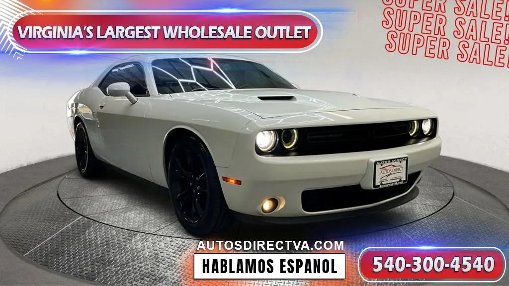 White 2016 Dodge Challenger R/T for sale in Fredericksburg, VA
