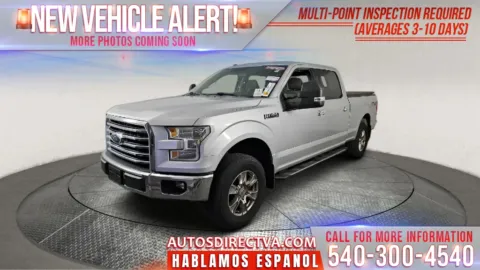 Silver 2016 Ford F-150 XLT for sale in Fredericksburg, VA