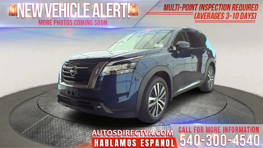Blue 2022 Nissan Pathfinder Platinum for sale in Fredericksburg, VA