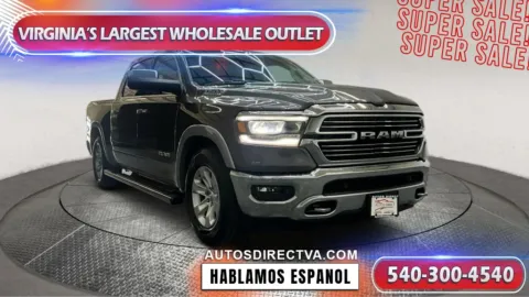 Gray 2019 Ram 1500 Laramie for sale in Fredericksburg, VA