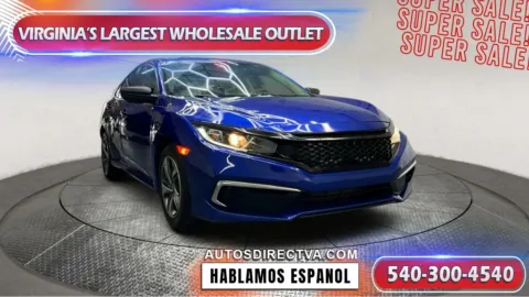 Blue 2019 Honda Civic LX for sale in Fredericksburg, VA