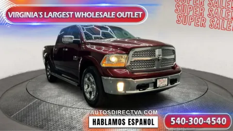 Red 2018 Ram 1500 Laramie for sale in Fredericksburg, VA