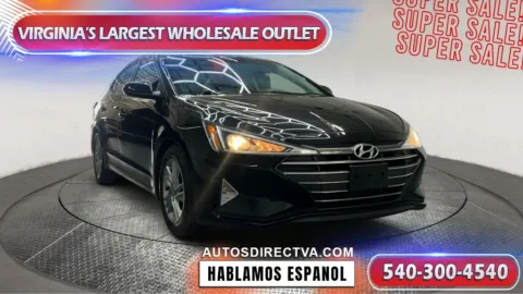 Black 2020 Hyundai Elantra SEL for sale in Fredericksburg, VA