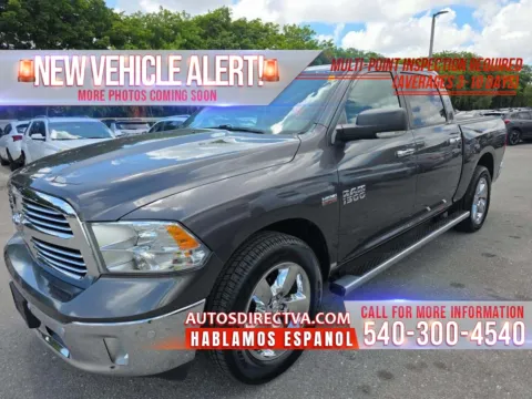 Gray 2016 Ram 1500 Big Horn for sale in Fredericksburg, VA