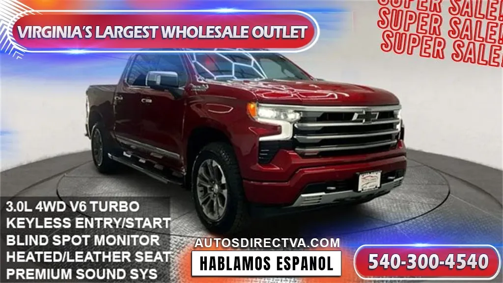 Red 2025 Chevrolet Silverado 1500 High Country for sale in Fredericksburg, VA