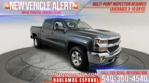 Gray 2017 Chevrolet Silverado 1500 LT for sale in Fredericksburg, VA