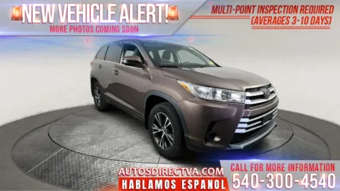 Brown 2019 Toyota Highlander for sale in Fredericksburg, VA