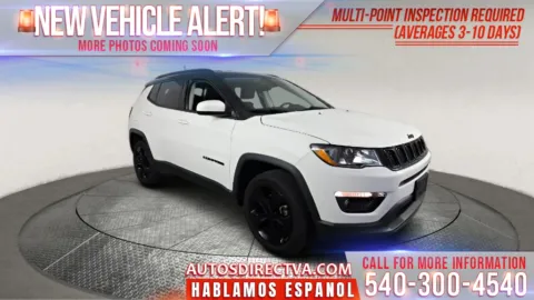 White 2018 Jeep Compass Altitude for sale in Fredericksburg, VA