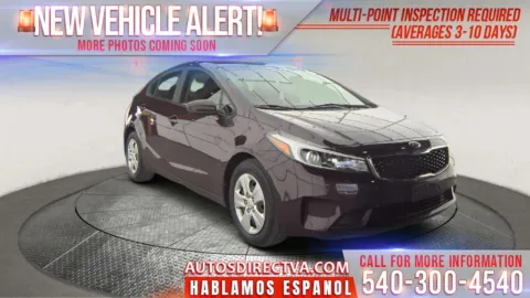 Red 2018 Kia Forte LX for sale in Fredericksburg, VA