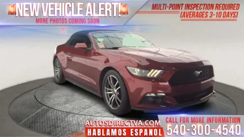 Red 2017 Ford Mustang EcoBoost Premium for sale in Fredericksburg, VA
